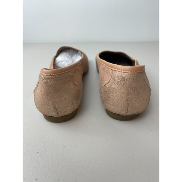 Donald Pliner Deedee Loafers Metallic Rose Gold Leather Flats 6M - Picture 5 of 6